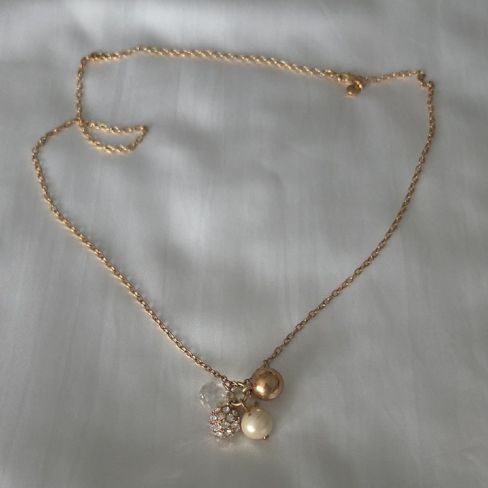 Elegant Gold Charm Necklace
